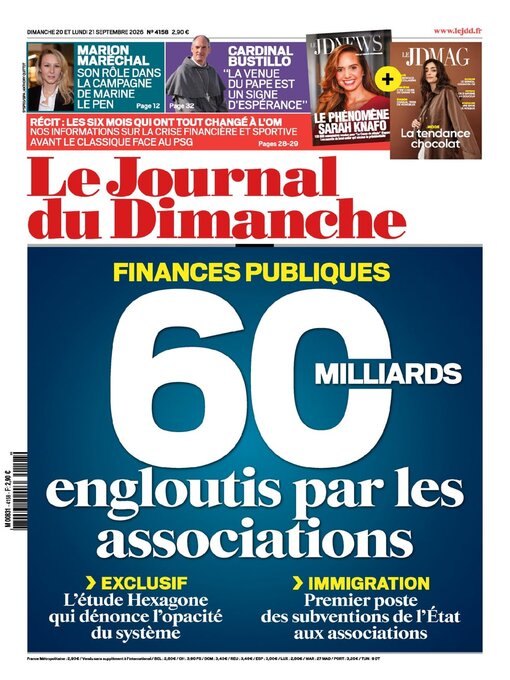 Cover image for Le Journal du dimanche